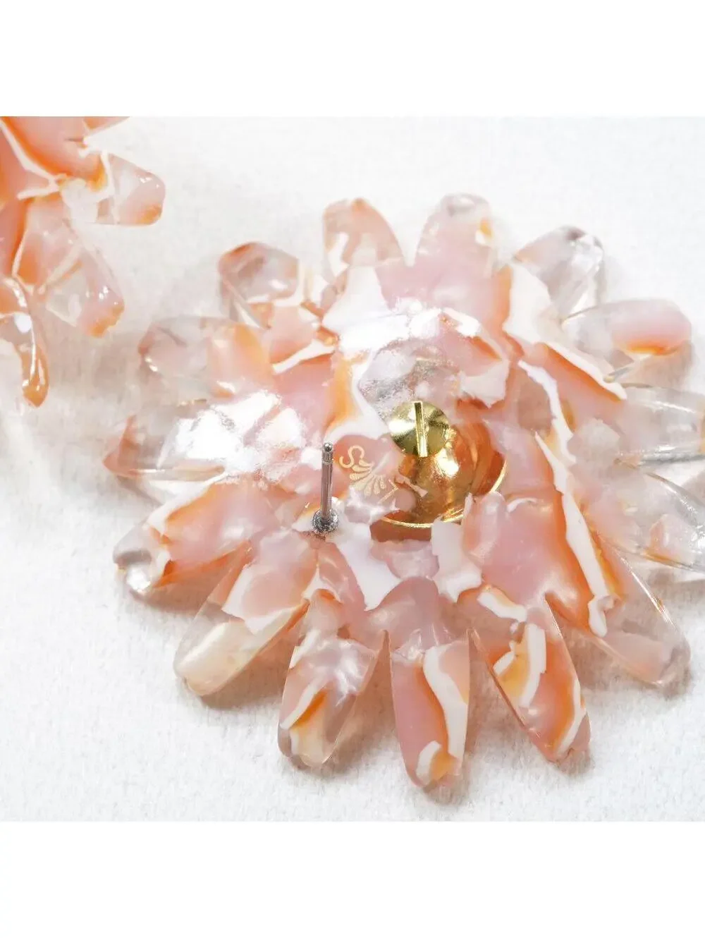 Lele Sadoughi Daisy Button Earrings